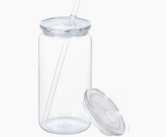 16oz Acrylic Customizable Snow Globe Cup