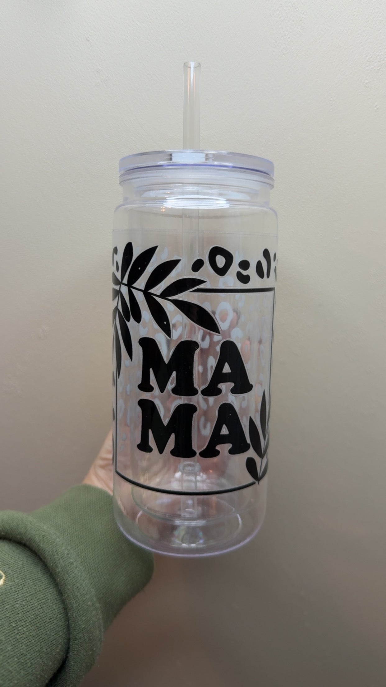 Black Cheetah Mama Wrap